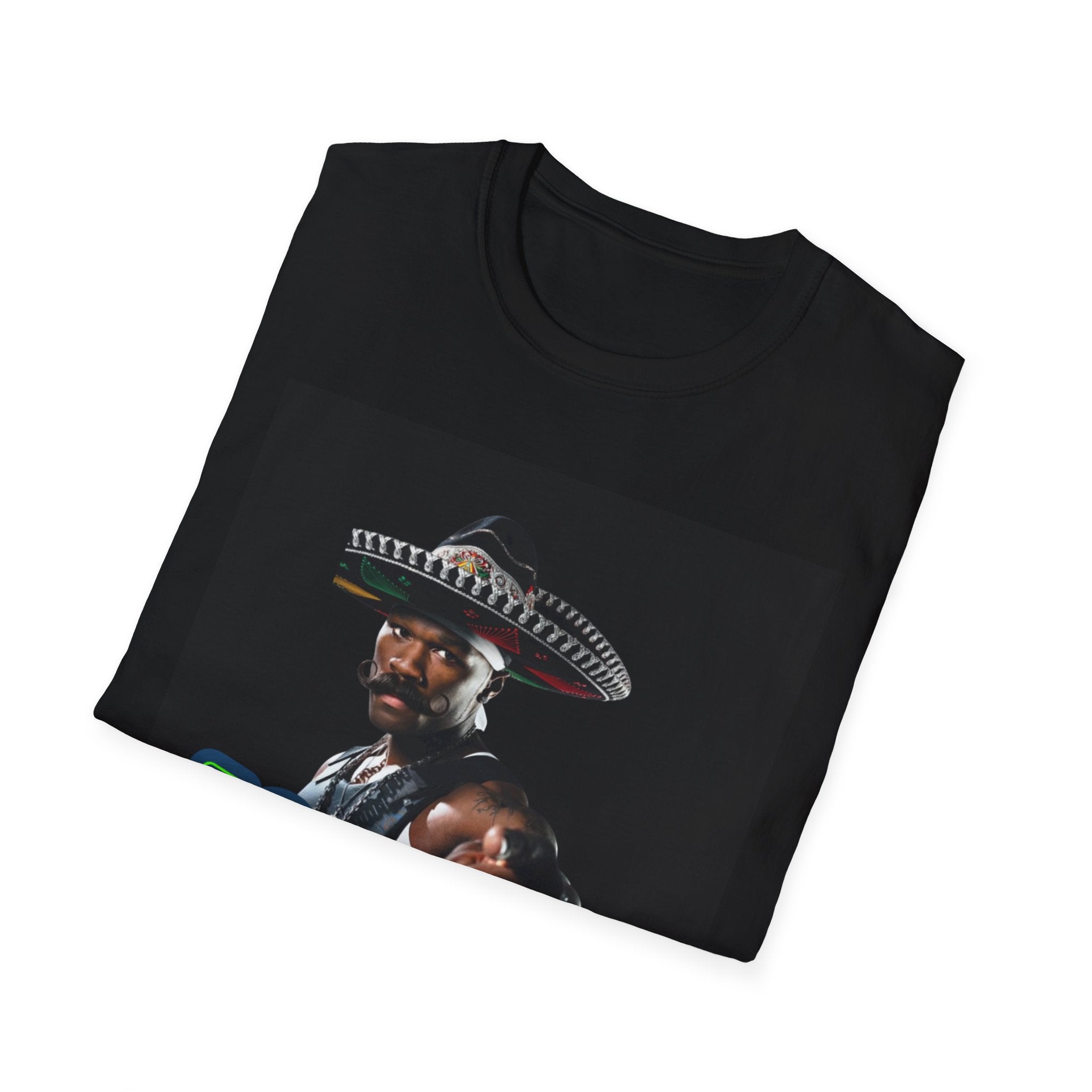 Graphic T-Shirt — "50 Pesos" Mexican Sombrero Retro Design